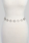 Hammered Sun Link Chain Belt
