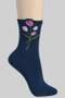 Tulip Embroidered Socks