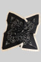 Lovely Silky Paisley Print Square Scarf