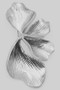 Gold Dipped Twisted Petal Brooch Pin