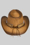 Vintage Cowboy Hat W Turquoise Concho And Beads