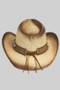 Vintage Cowboy Hat W Turquoise Concho And Beads