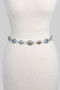 Mini Multi Stone Squash Blossom Chain Belt