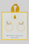 18K Gold Filled Tarnish Free Thin Hinge Hoops