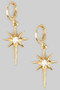 Cz Stone Star Huggies
