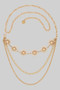 Side Draping Chain And Sun Link Chain Belt