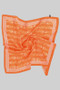 Teardrop Paisley Motif Silky Square Scarf