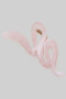Wavy Five Inch Marbled Acrylic Hair Clip