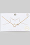 Gold Dipped Star Pendant Necklace