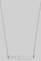 Brass Mama Script Pendant Necklace