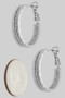 One Inch Coil Stack Brass Hoops