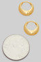 Mini Brass Hinge Hoops
