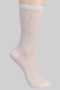 Sheer Diamond Pattern Calf Socks