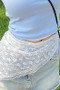 Lacy Floral Pattern Wrap Accessory
