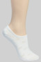 Embroidered Bow Print No Show Socks