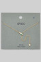 Brass Cz Pave Snake Charm Y Shape Necklace