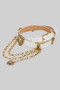 Vintage Heart Concho Link And Heart Charm Drape Be