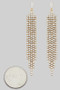 Lavish Dangling Cz Drop Earrings