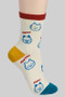 Fuzzy Colorful Meow Cat Socks
