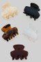 Five Piece Essential Mini Hair Clip Set