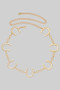 Metal Horseshoe Charm Chain Belt