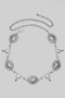 Longhorn And Horse Concho Chain Belt