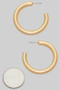 Lavish One And One Half Inch Hoop