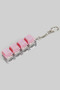 Light Up Fidget Keyboard Keychain