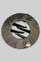 Versatile Satin Round Flat Snap Hair Clip With Teeth