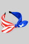 American Flag Wire Bow Headband