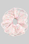 Sheer Country Flower Oversized Scrunchie With Lace