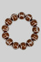 Football Bead Stretch Bracelet