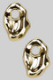 Large Textured Melting Drop Earrings