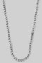 Stainless Steel Quarter Inch Thick Cuban Chain Necklace