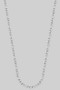 Stainless Steel Thin Figaro Chain Necklace