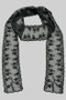 Thin Lacy Floral Neck Scarf