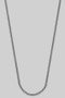 Stainless Steel Thin Cuban Chain Necklace - #GN8386
