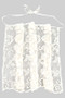 Embroidered Floral Print Sheer Hip Wrap