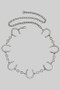 Metal Horseshoe Charm Chain Belt