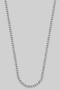 Stainless Steel Thin Cuban Chain Necklace - #GN8380