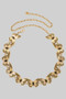 Stone Butterfly Link Chain Belt