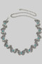Stone Butterfly Link Chain Belt