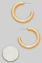 Lavish One And One Quarter Inch Hoop