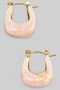Small Rectangular Acrylic Resin Hoops
