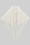 Asymmetric Chantilly Triangle Hip Scarf