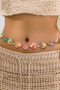 Colorful Lacquered Shell Chain Belt