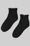 Frilly Opening Plain Ankle Socks