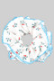 Oversized Hair Scrunchie With Cherry Print