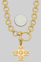 Chunky Cross Chain Necklace