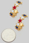 Star Spangled Hoop Earrings